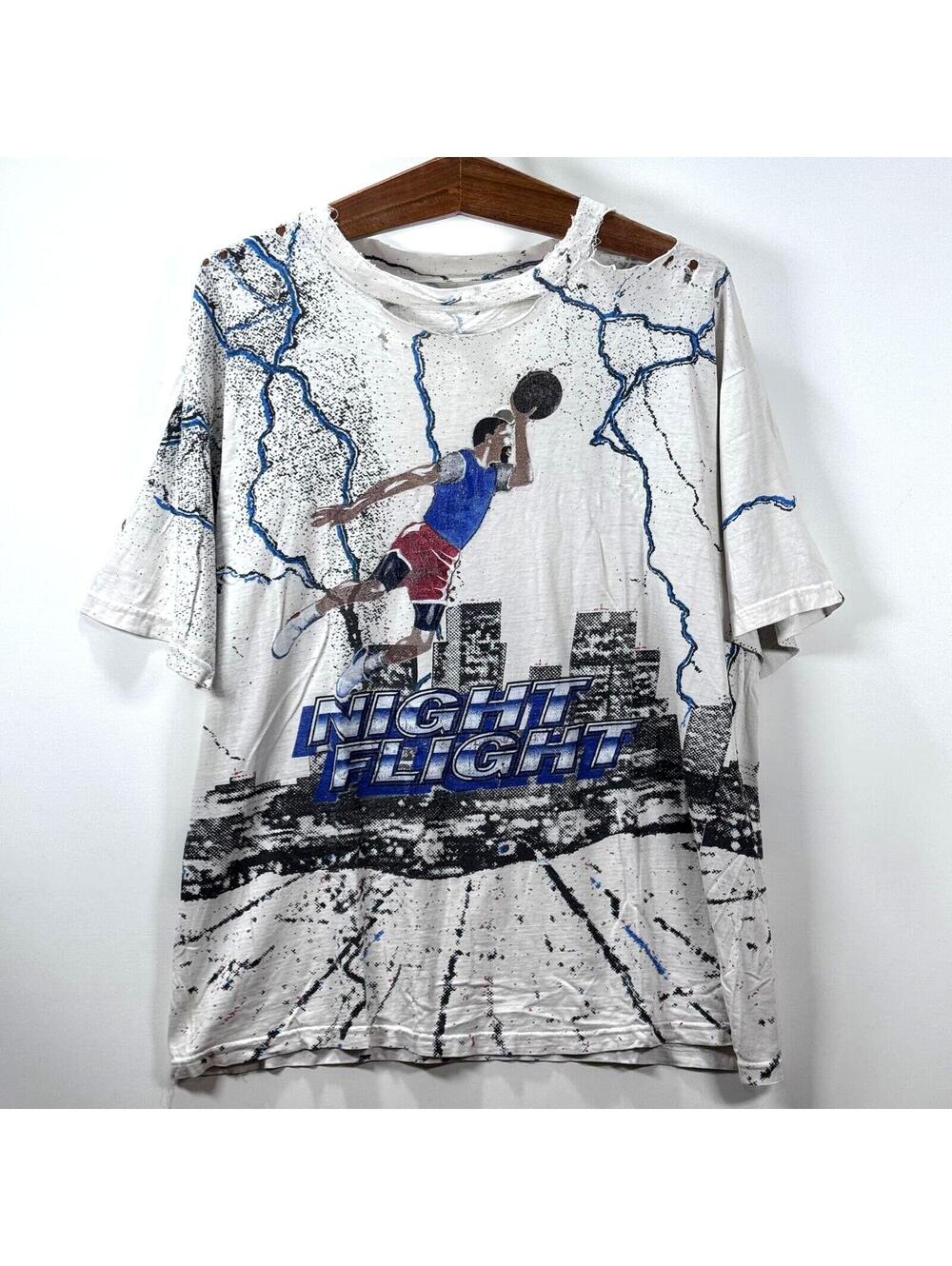 Rare 90s Night Flight Mega Top T-Shirt - XL